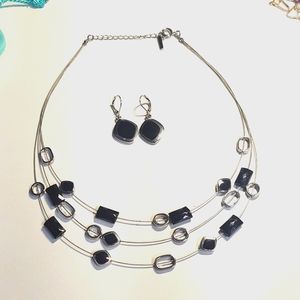Nine West Necklace and Earrings